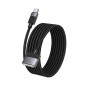 Μαγνητικό Καλώδιο Φόρτισης Hoco U141 USB-C σε Mag3 140W με Braided Καλώδιο 1.8m Μαύρο