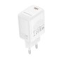 Φορτιστής Ταξιδίου Borofone BN26 Fuente USB-C 20W Λευκός