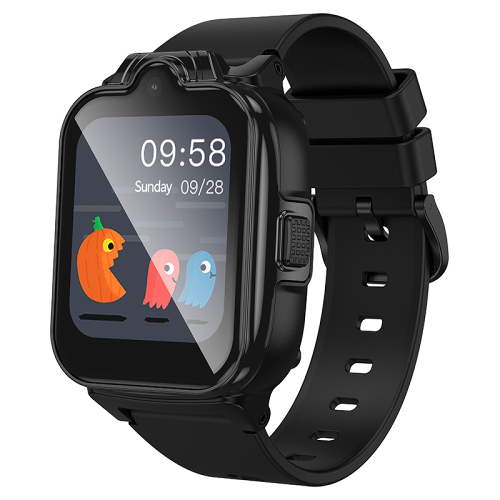Kids Smartwatch Hoco Y104 4G  GPS WiFi 700mAh με 1.69” με Δυνατότητα Κλήσεων Μαύρο