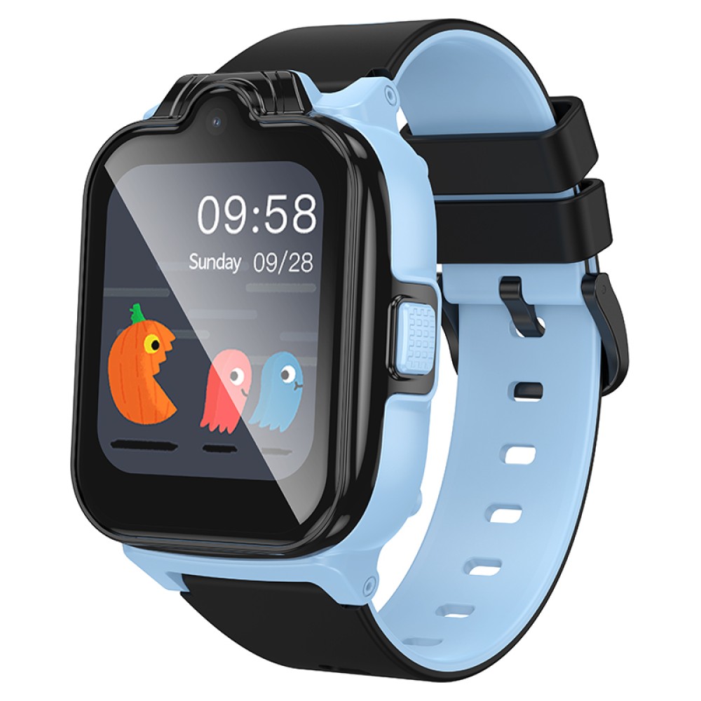 Kids Smartwatch Hoco Y104 4G  GPS WiFi 700mAh με 1.69” με Δυνατότητα Κλήσεων Μπλε