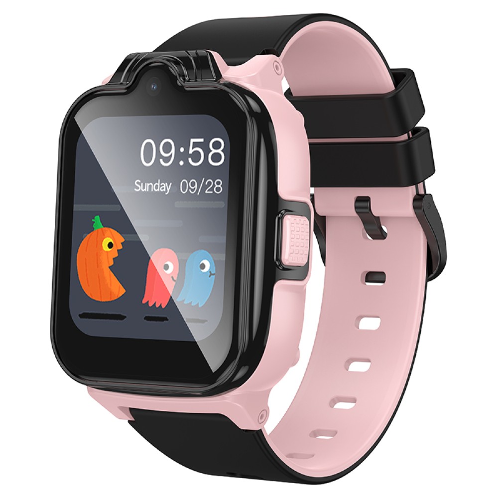 Kids Smartwatch Hoco Y104 4G  GPS WiFi 700mAh με 1.69” με Δυνατότητα Κλήσεων Ροζ