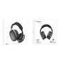 Wireless Ακουστικά Stereo Hoco ESD15 Max Shadow V5.3 400mAh με υποδοχή Micro SD και AUX Γκρι