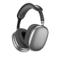Wireless Ακουστικά Stereo Hoco ESD15 Max Shadow V5.3 400mAh με υποδοχή Micro SD και AUX Γκρι