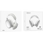 Wireless Ακουστικά Stereo Hoco ESD15 Max Shadow V5.3 400mAh με υποδοχή Micro SD και AUX Ασημί