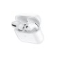 Wireless Hands Free Hoco DES08 Plus TWS V5.0  300mAh και 3h Ώρες Λειτουργίας Λευκά με Μαύρο Silicon Sleeve
