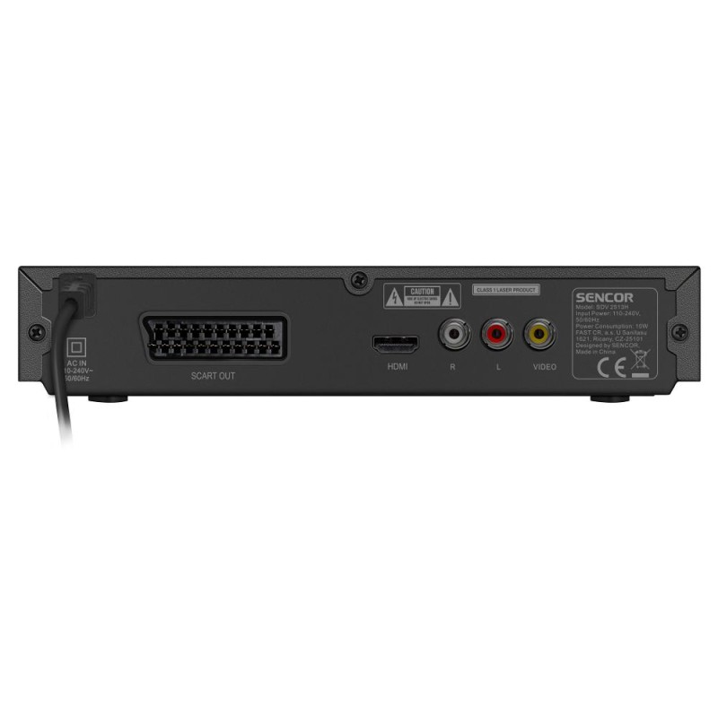 DVD Player SENCOR SDV 2513H με HDMI SCART AV