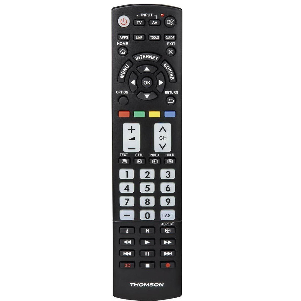 Γνήσιο Τηλεχειριστήριο ROC1128 για Τηλεοράσεις Panasonic και Thomson Άμεσης Αντικατάστασης χωρίς Προγραμματισμό