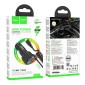Φορτιστής Αυτοκινήτου Hoco NZ17A Avant-garde 1xUSB-A και 2xUSB-C 50W PD+QC με Καλώδιο Type-C Black