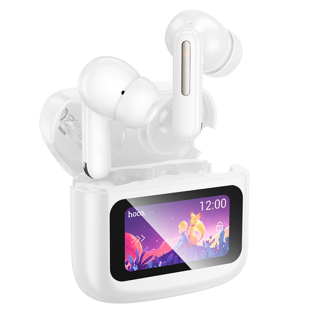 Wireless Hands Free Hoco EQ14 Cool Color V5.4 500mAh 7 Ώρες Ομιλίας Λευκά