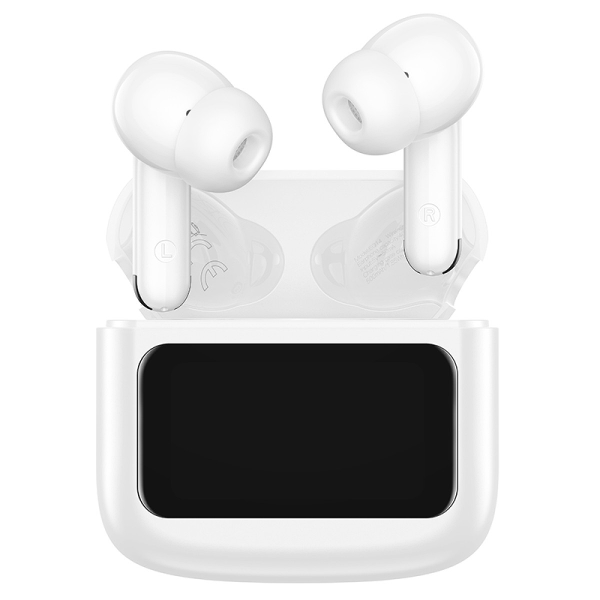Wireless Hands Free Hoco EQ14 Cool Color V5.4 500mAh 7 Ώρες Ομιλίας Λευκά
