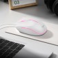 Ενσύρματο Ποντίκι Gaming Hoco GM37 Wonderful με 4  Πλήκτρα, Φωτισμό, 2400 DPI Λευκό