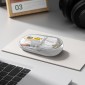 Bluetooth Ποντίκι Hoco GM35 General Wireless με 5  Πλήκτρα DPI 1600 Γκρι Διάφανο