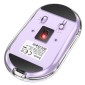 Bluetooth Ποντίκι Hoco GM35 General Wireless με 5  Πλήκτρα DPI 1600 Μωβ Διάφανο