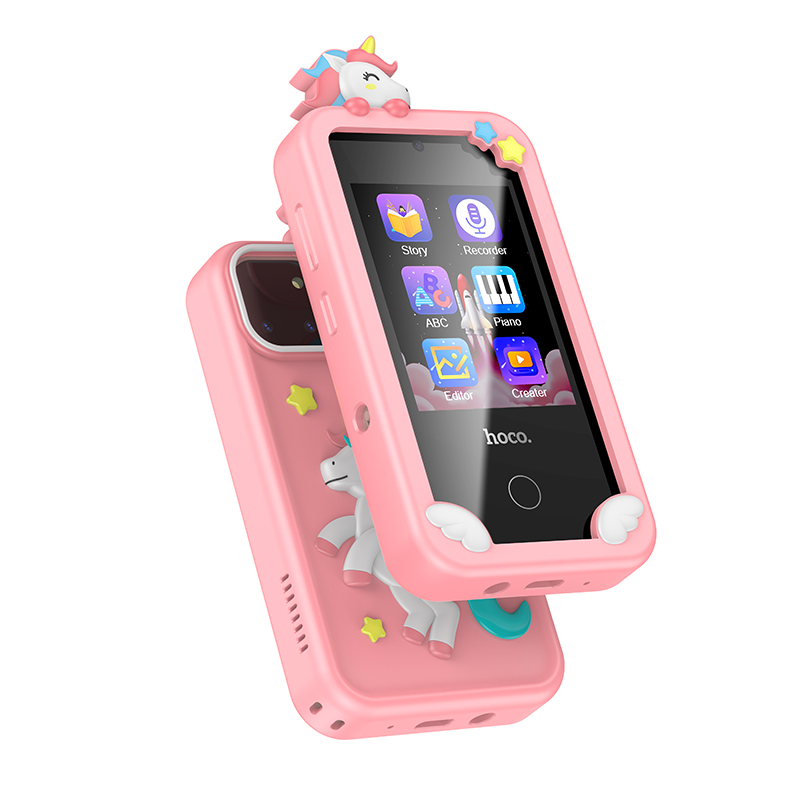 Hoco Y103 Children Phone 2.8"  1000mAh με Κάμερα και Παιχνίδια Ροζ