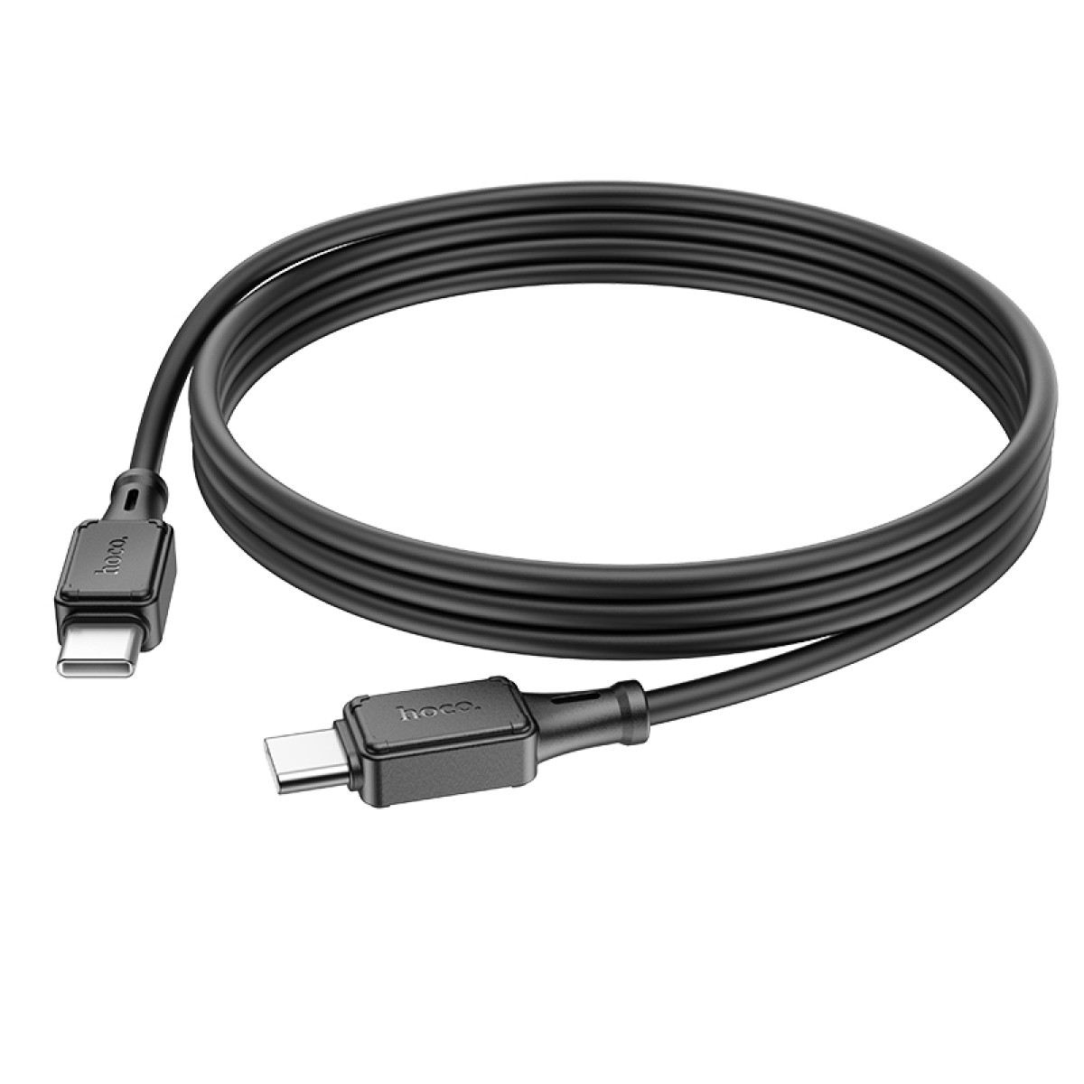 Καλώδιο Σύνδεσης Hoco X101 Silicon Assistant USB-C σε USB-C Fast Charging 60W Μαύρο 1m