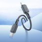 Καλώδιο Σύνδεσης Hoco X101 Silicon Assistant USB-C σε USB-C Fast Charging 60W Μαύρο 1m