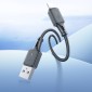 Καλώδιο Σύνδεσης Hoco X101 Silicon Assistant USB-A σε Lightning Fast Charging 2.4A Μαύρο 1m