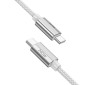 Καλώδιο Σύνδεσης U134 Primero USB-C σε USB-C 240W Γκρι 1.8m