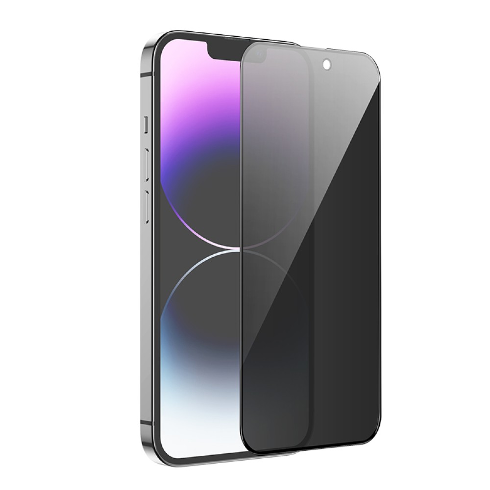 Tempered Glass Hoco Premium Series G15 0.33mm 30 Μοίρες Privacy Angle για Apple iPhone 15 Plus/16 Plus Σετ 10τεμ.