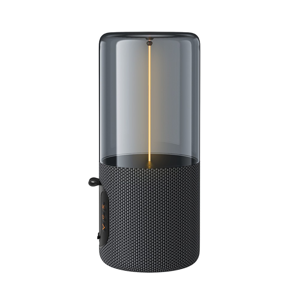 Φορητό Ηχείο Wireless Hoco BS64 Rocker V5.4 TWS 5W 1200mAh FM Micro SD USB AUX Γκρι