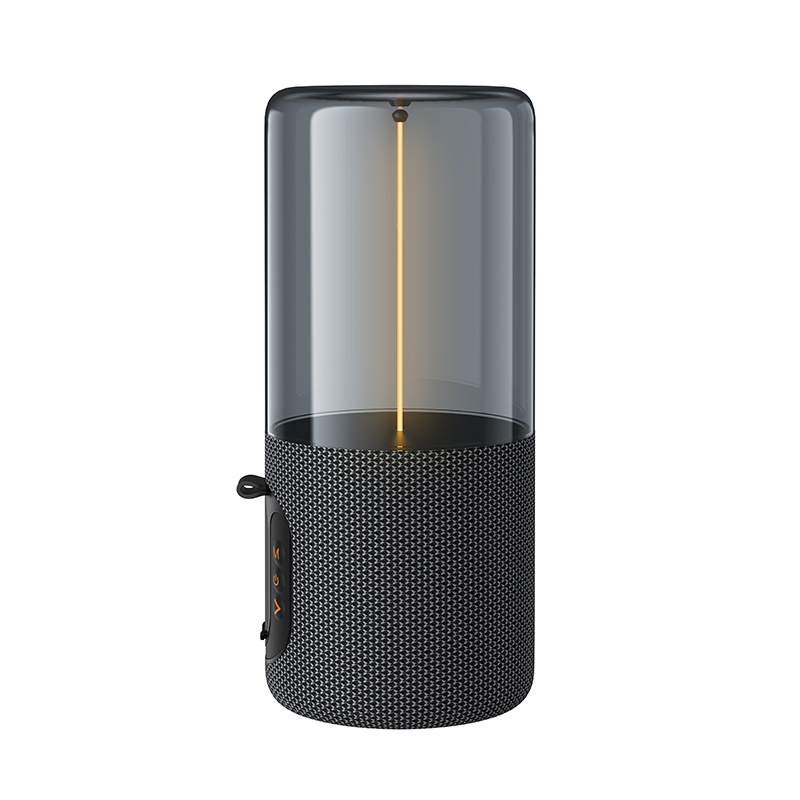 Φορητό Ηχείο Wireless Hoco BS64 Rocker V5.4 TWS 5W 1200mAh FM Micro SD USB AUX Γκρι