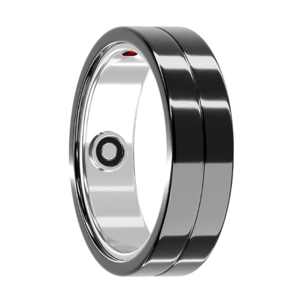 Smart Ring Maxcom mRing MR100 No.11 (Εσωτερική Διάμετρος 20.7mm) IP68 με Μετρητή Παλμών, Ύπνου, Θερμίδες, Βήματα Μαύρο