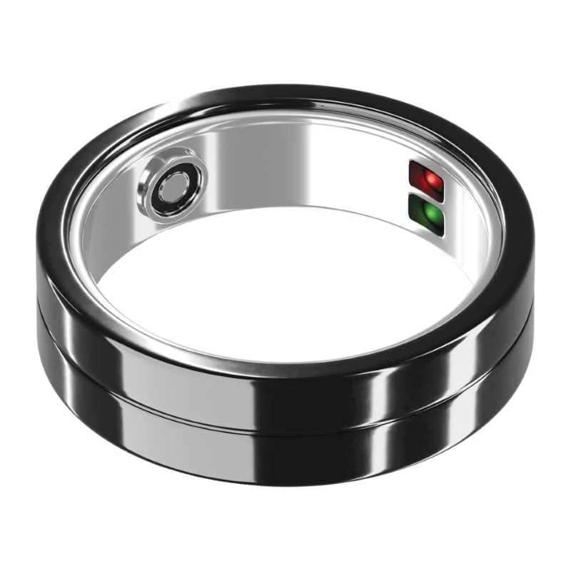 Smart Ring Maxcom mRing MR100 No.12 (Εσωτερική Διάμετρος 21.7mm) IP68 με Μετρητή Παλμών, Ύπνου, Θερμίδες, Βήματα Μαύρο