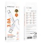 Καλώδιο σύνδεσης Borofone BX119 New USB σε USB-C 2.4A 1m Λευκό