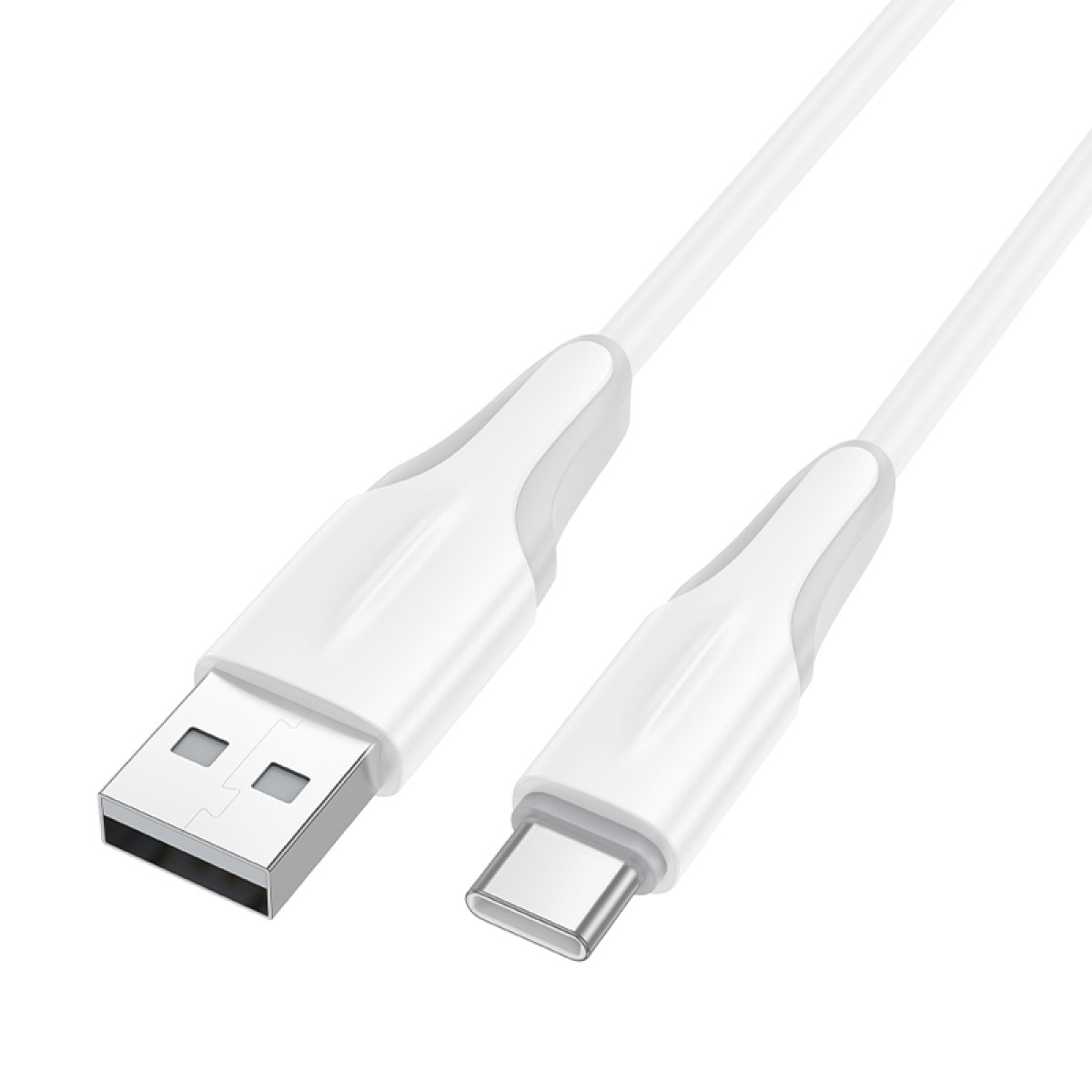 Καλώδιο σύνδεσης Borofone BX119 New USB σε USB-C 2.4A 1m Λευκό