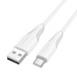 Καλώδιο σύνδεσης Borofone BX119 New USB σε USB-C 2.4A 1m Λευκό