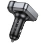 Bluetooth FM Transmitter Hoco E86 Alegria 48W με 2xUSB-A και 1xUSB-C BT 5.4 Υποστηρίζει και Αναπαραγωγή απο TF Card