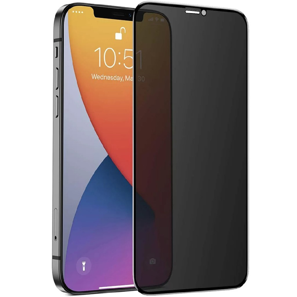 Tempered Glass Ancus Privacy 30 Μοίρες Protection Full Face 3D για Apple iPhone 16