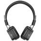 Wireless Ακουστικά Stereo Hoco W56 Earl V5.4 250mAh με AUX και Μικρόφωνο Μαύρα