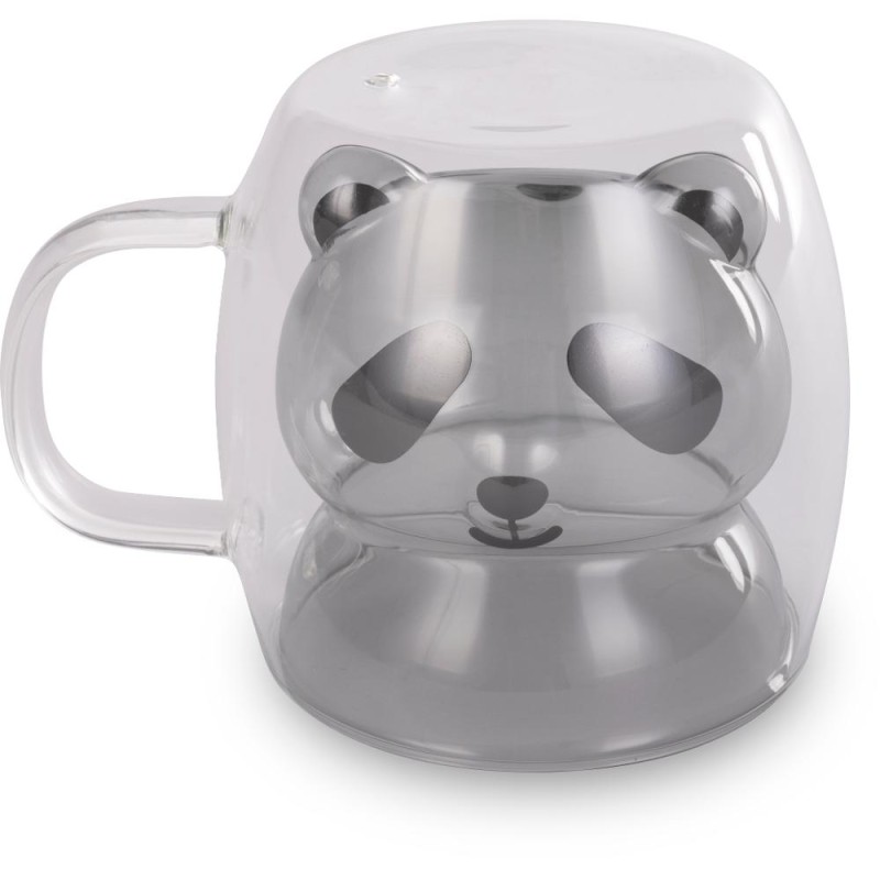 Σετ Ποτήρια VASO Lamart LT9126 Γυάλινα με Διπλό Τοίχωμα 230ml Μαύρα 2 Τεμ
