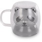 Σετ Ποτήρια VASO Lamart LT9126 Γυάλινα με Διπλό Τοίχωμα 230ml Μαύρα 2 Τεμ