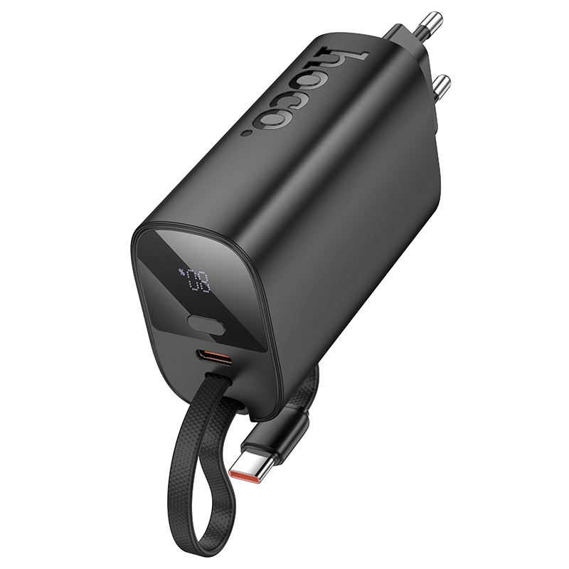 Power Bank Hoco J148 Handy 5000mAh PD20W QC3.0A Φορτιστής με 1xUSB-C και Καλώδιο Type-C Μαύρο