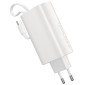 Power Bank Hoco J148 Handy 5000mAh PD20W QC3.0A Φορτιστής με 1xUSB-C και Καλώδιο Type-C Λευκό