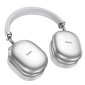 Wireless Ακουστικά Stereo Hoco W35 Max V5.4 800mAh με υποδοχή Micro SD και AUX ANC Ασημί