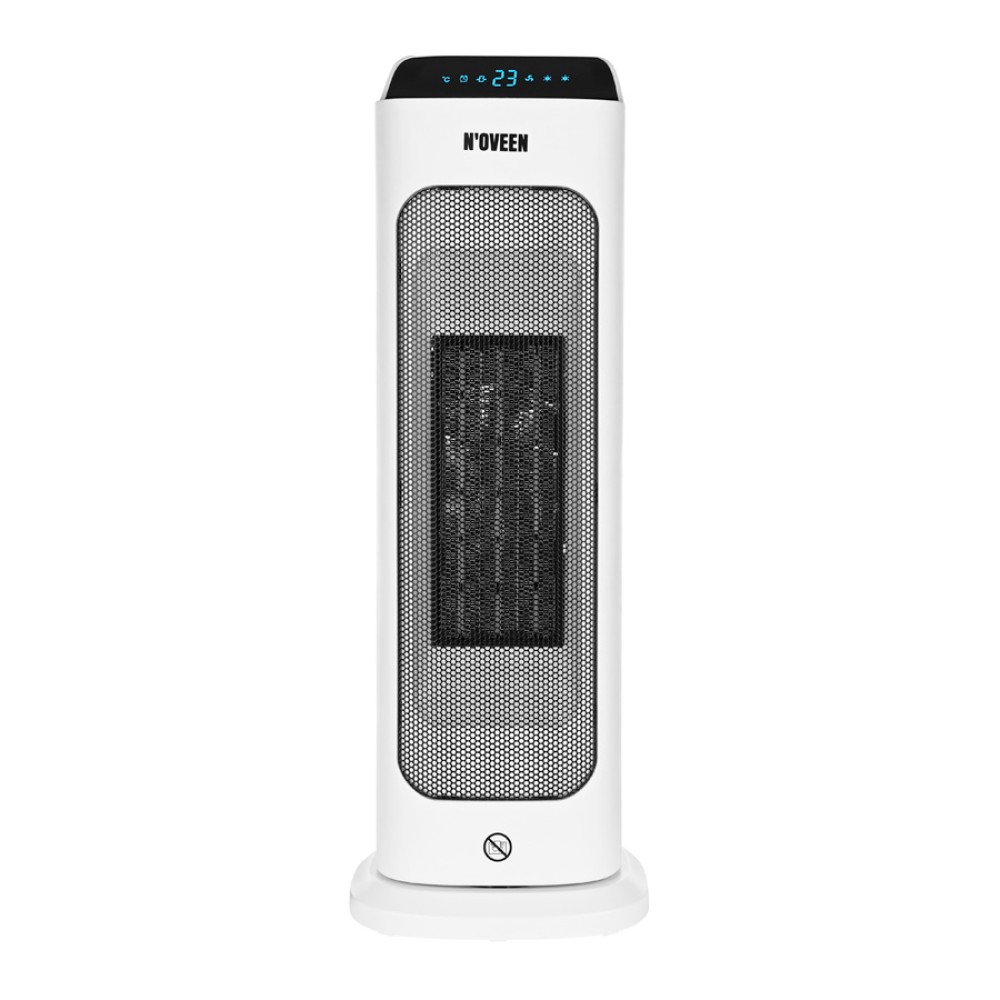 Αερόθερμο Noveen Ceramic PTC2000 2000W με Smart LED Display 2 Ταχυτήτων και Προστασία απο Υπερθέρμανση Λευκός
