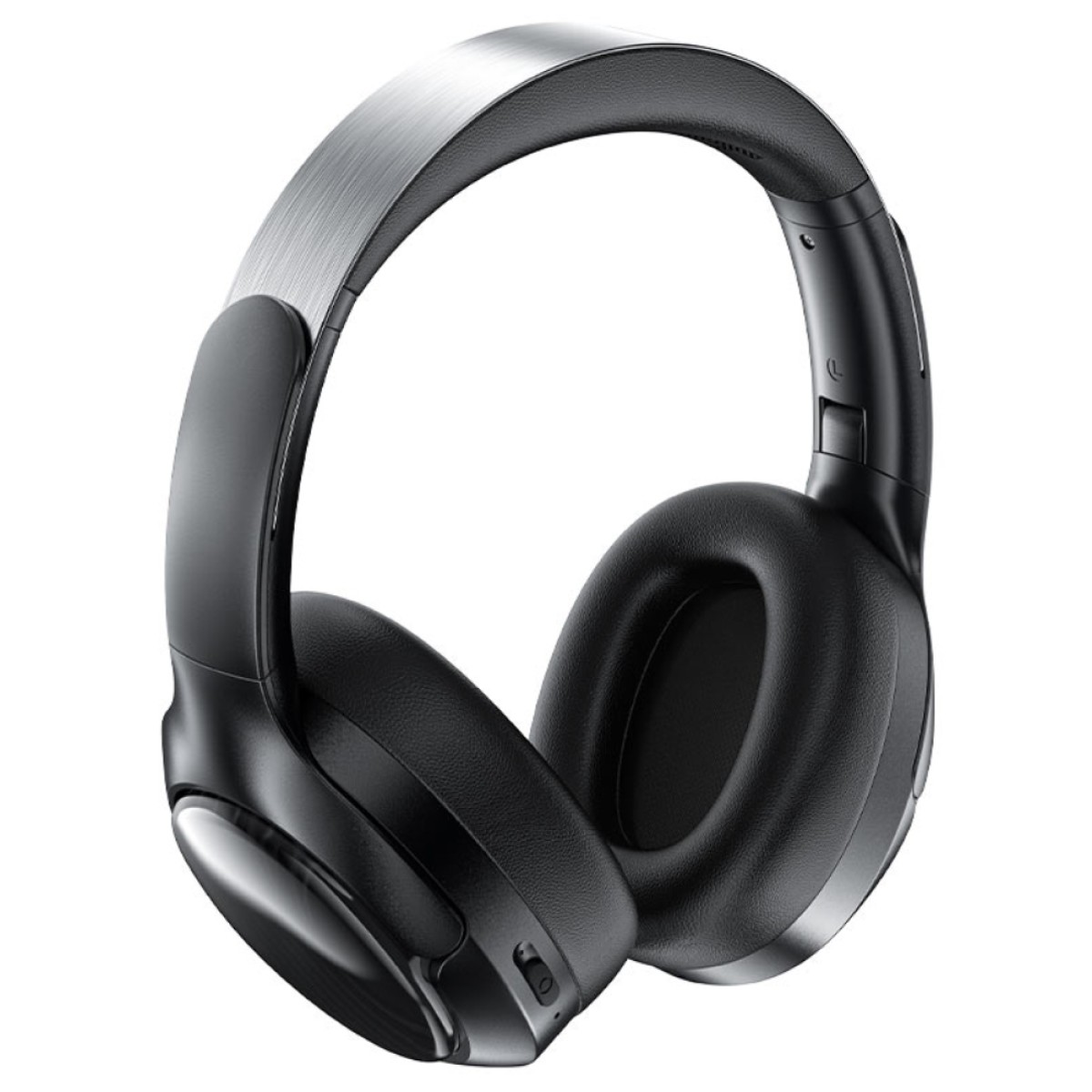 Wireless Ακουστικά Hi-Fi Stereo Acefast H5 30db ANC AUX 500mAh v5.4 Μαύρα με HD Μικρόφωνο Memory Foam Μαξιλαράκια και Θήκη