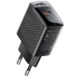 Φορτιστής Ταξιδίου Acefast A102 Fast Charging USB-C PD30W QC3.0 GaN Μαύρος