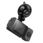 Καταγραφική Κάμερα Αυτοκινήτου Hoco DI62 Warrior 720p HD 150mAh Ultra Wide Γωνία Λήψης 145° 2" Οθόνη με Ταυτόχρονη Καταγραφή απο 3 Κάμερες