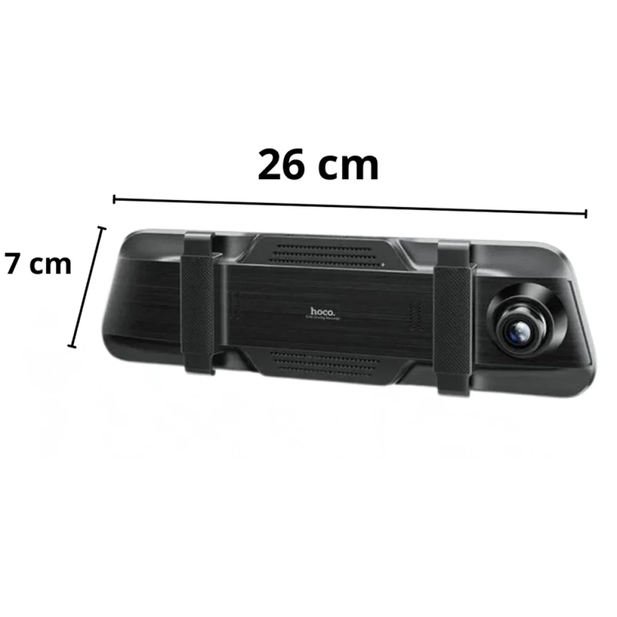 Καταγραφική Κάμερα Αυτοκινήτου Hoco DI36 1080p Full HD Ultra Wide Γωνία Λήψης 145° 9.66" Οθόνη Αφής και 720p Rear Camera