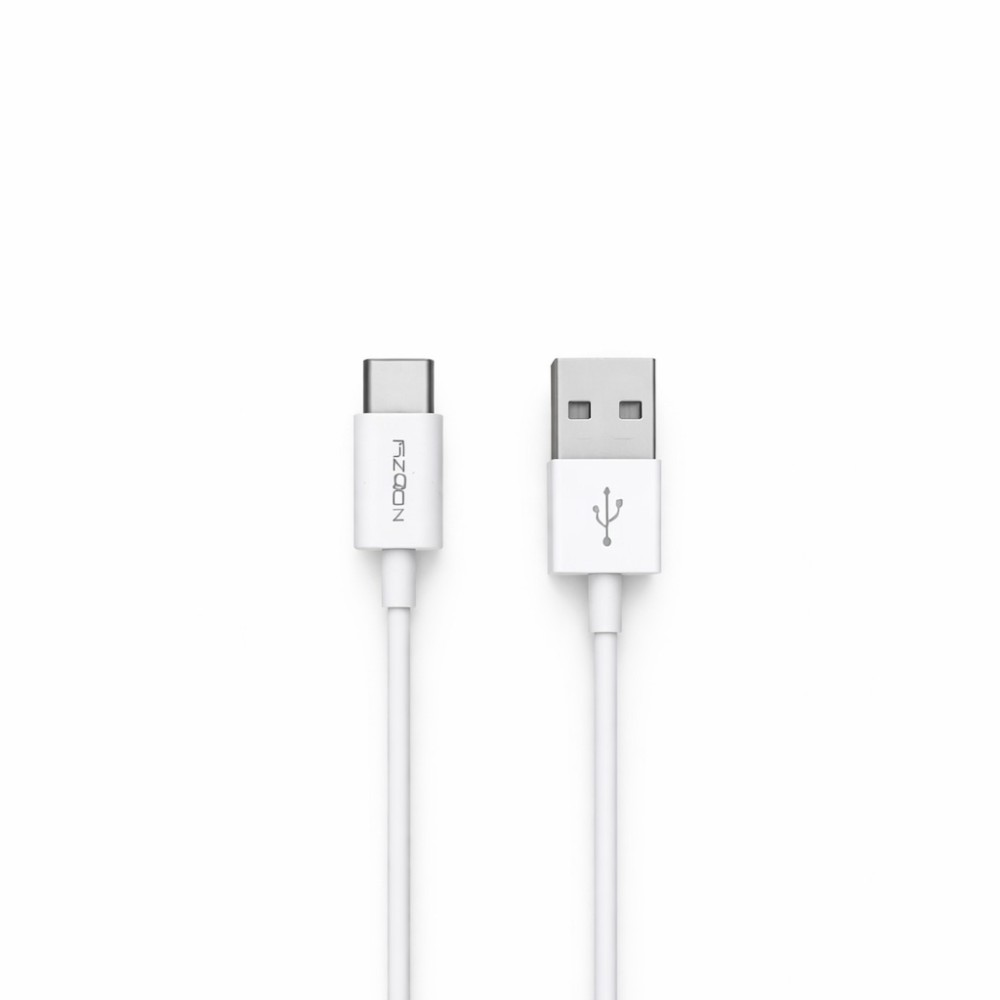 Καλώδιο Σύνδεσης και Φόρτισης Noozy Flow E44 USB σε USB-C 3.0A Λευκό 1m