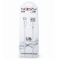 Καλώδιο Σύνδεσης και Φόρτισης Noozy Flow E44 USB σε USB-C 3.0A Λευκό 1m