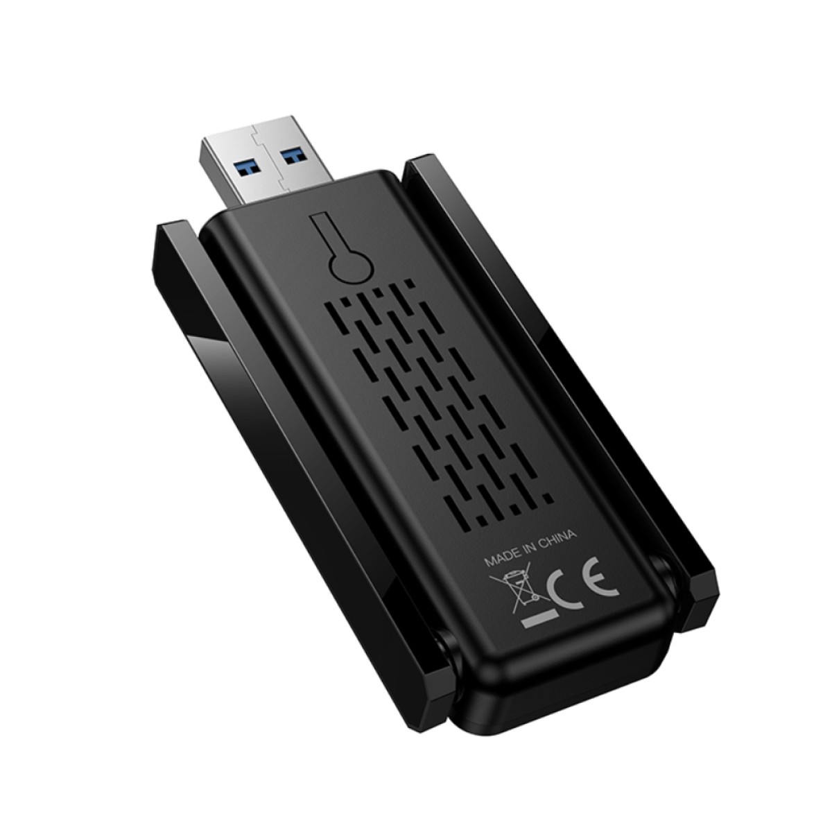 Αντάπτορας Wifi Hoco HI34 WiFi 6 USAB-A 2.0 600Mbps Plug and Play με 2 Κεραίες