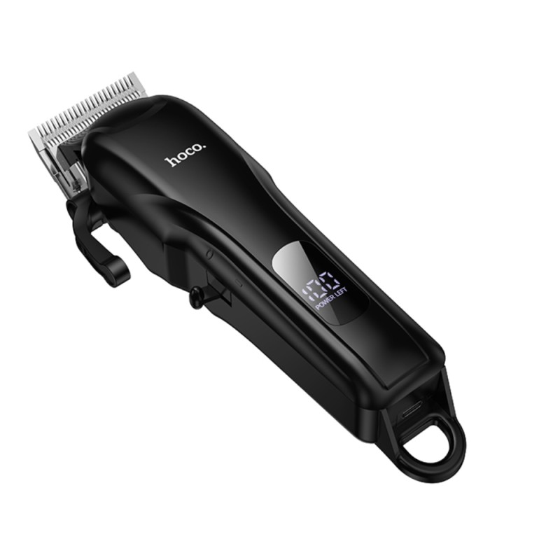 Επαναφορτιζόμενη Κουρευτική Μηχανή Hoco HP24 2000mAh 7500 Rpm με Ρύθμιση Κλειδώματος Μοχλού και 4 Κεφαλές
