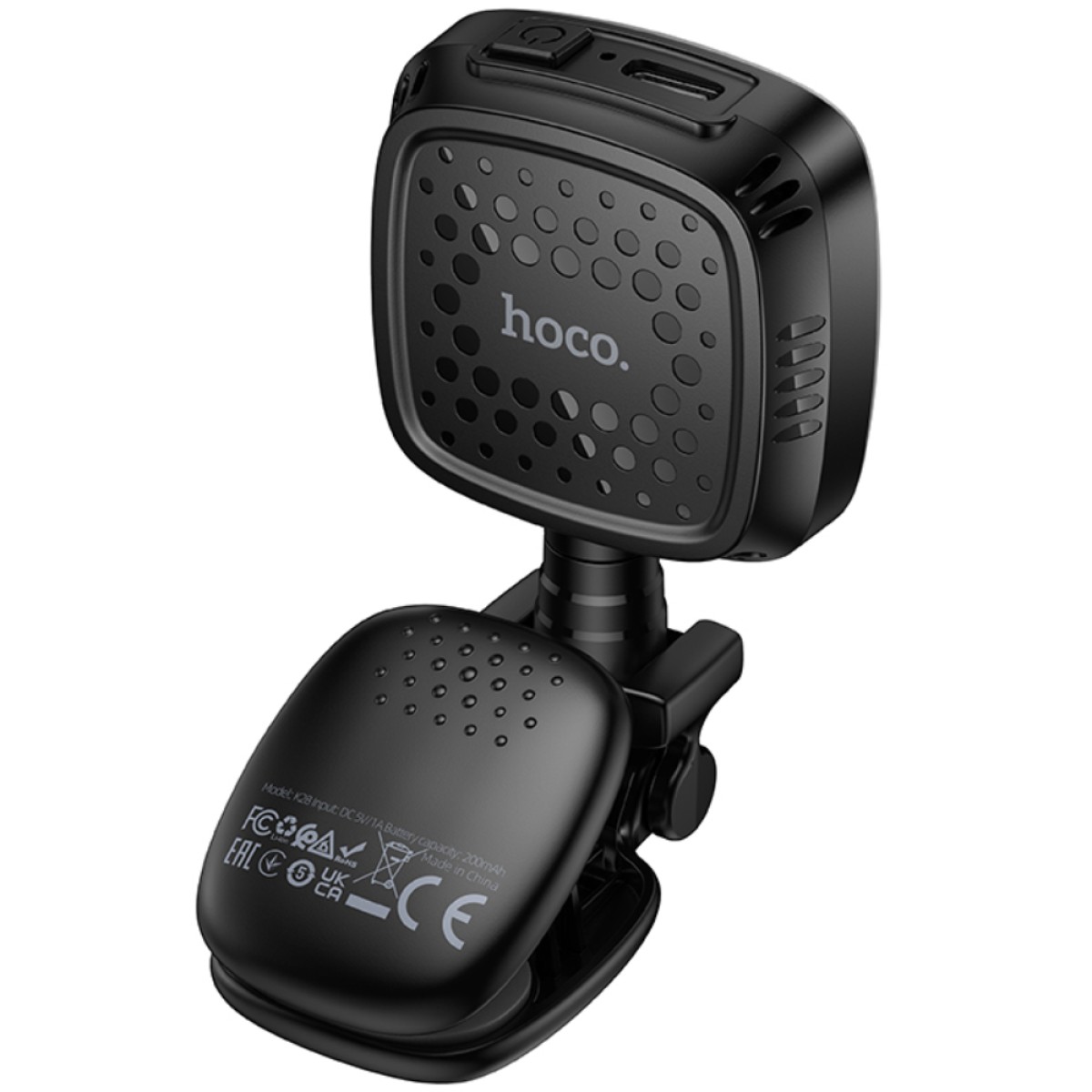 Φως LED Hoco K28 Beauty Mini 200mAh με 9 Επιλογές Φωτισμού απο Θερμό έως Ψυχρό Φώς και Μανταλάκι Στερέωσης
