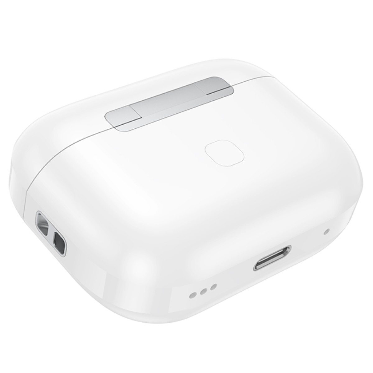 Wireless Hands Free Hoco EW88 Rampino ANC v5.4 280mAh 4 Ώρες Ομιλίας και Οθόνη Αφής Πολλαπλών Λειτουργιών Λευκά