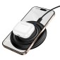 Ασύρματος Φορτιστής Borofone BQ40 Crown Magnetic Magsafe 15W με Καλώδιο USB-A Μαύρος